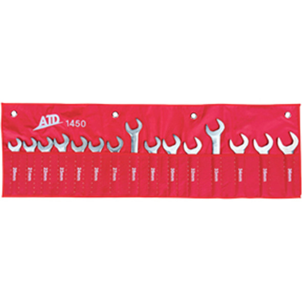 Metric Jumbo Service Wrench Set, 15 pc. 1450