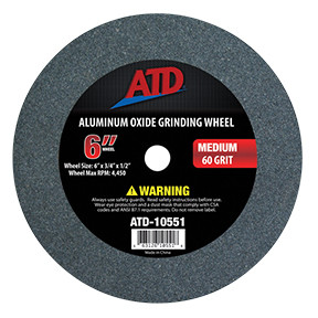 Replacement 6" Medium Grit Grinding Wheel 10551