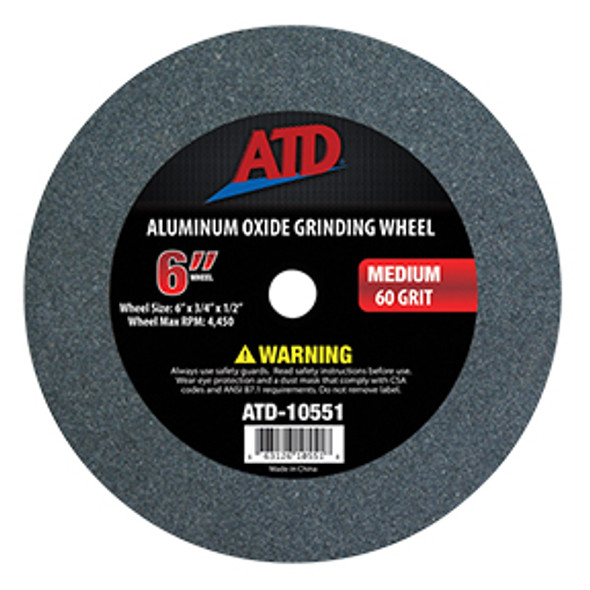 Replacement 6" Medium Grit Grinding Wheel 10551