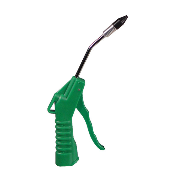 Green Deluxe 4" Air Blow Gun with 1/2" Removable Rubber Tip 1717