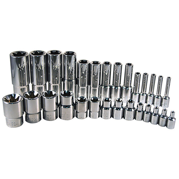 28 Pc. Female Torx Socket Set 13779