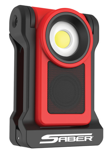 1000 Lumen Rechargeable Clamp Light With Speaker 80211