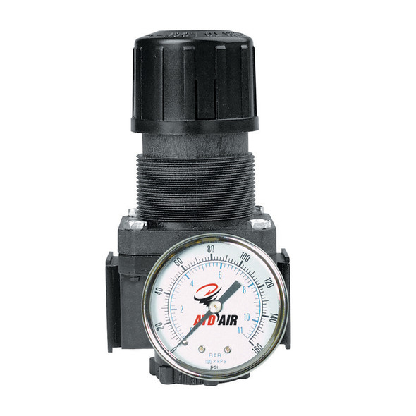 Standard 1/2” NPT Air Regulator with Gauge, 100 SCFM 7844