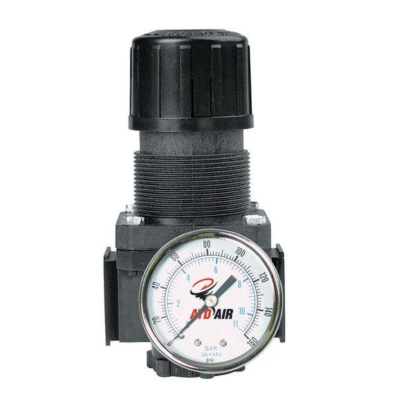 Standard 1/2” NPT Air Regulator with Gauge, 100 SCFM 7844