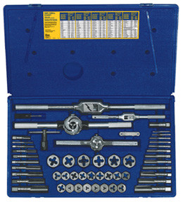 53 Pc. Machine Screw / Fractional Tap & Hex Die Set 24640
