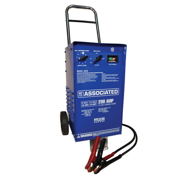 6/12 Volt Professional Fast Wheel Charger Safe for Sealed Lead Acid Batteries US20