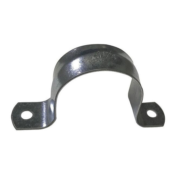 Manufacturer Varies Pipe Strap,Two-Hole,Steel,1 1/4"PipeSize GA-125PS