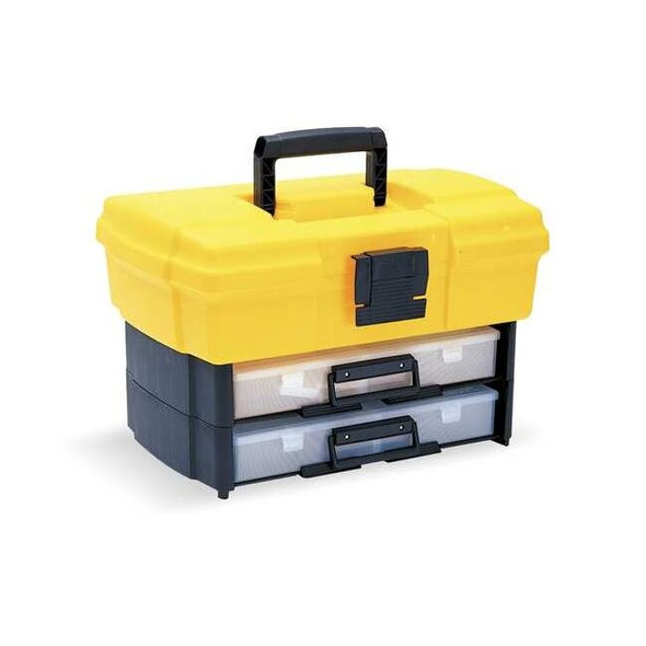 Expandable Building Box with 3 compartments, Plastic, 11 3/4 in H x 18 1/2 in W