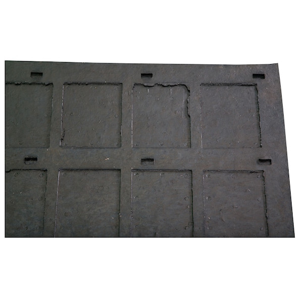 Buyers Products Mud Flaps, 36 in X 24 in, Rubber, Black, 1 PR B36LP