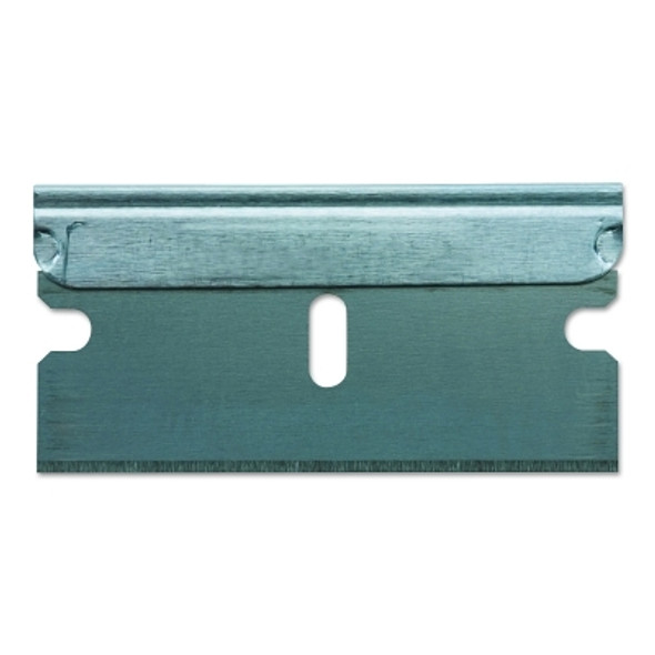 Single-Edge Razor Blades, 1-1/2 in L, High-Carbon Steel