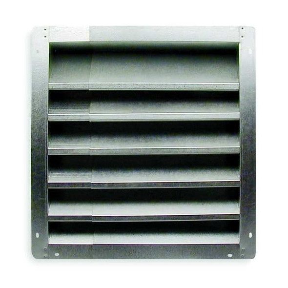 Dayton Louver,Intake,36-48 In,Aluminum 4F956