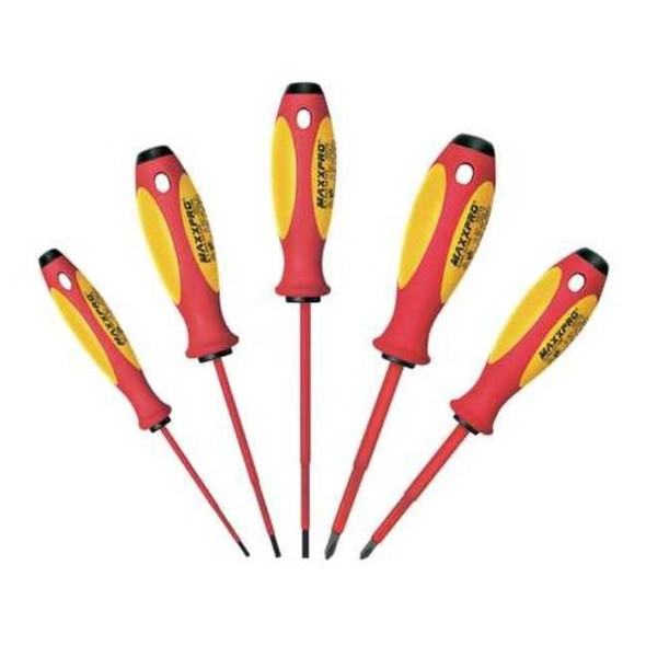 Knipex Insulated Screwdriver Set,Slotted/Phillips,5 pcs 9K 98 98 32 US