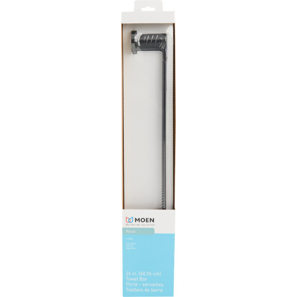Moen Rinza 24 In. Towel Bar, Matte Black Y1124BL 423705