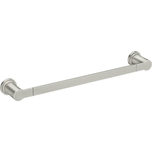 Moen Rinza 18 In. Towel Bar, Spot Resist Brushed Nickel Y1118BN