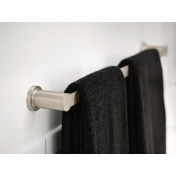 Moen Rinza 24 In. Towel Bar, Spot Resist Brushed Nickel  Y1124BN 487558