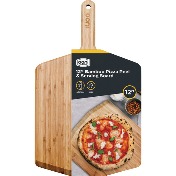 Ooni 12 Bamboo Pizza Peel & Serving Board Ooni 12 Bamboo Pizza Peel & Serving Board