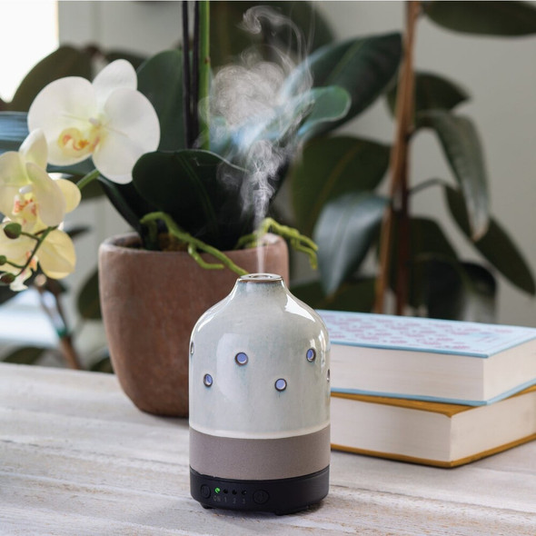 Airome Ultra Sonic Essential Oil Diffuser with Timer - Glazed Concrete TDCNC 628678
