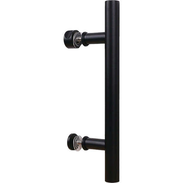 National Hardware 12 In. Matte Black Madison Interior Barn Door Pull N700-100