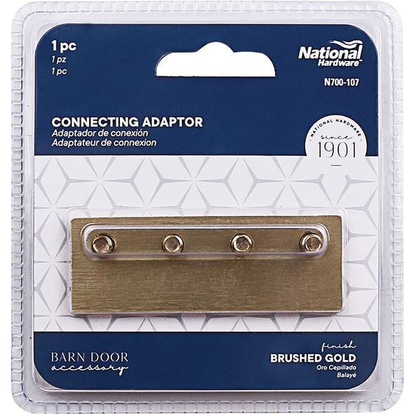 National Hardware Brushed Gold Connection Adaptor N700-107 215841
