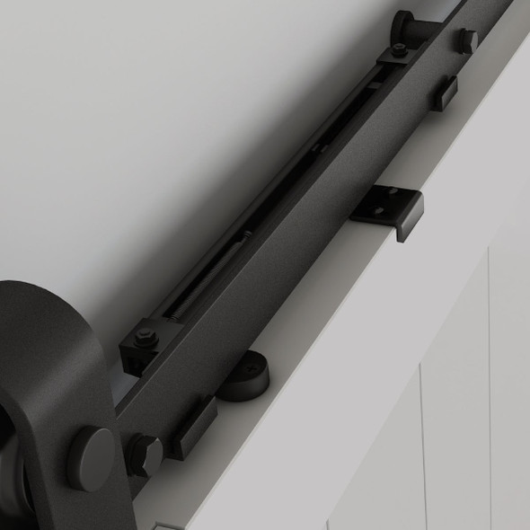 National Hardware Matte Black Soft Close Interior Barn Door Kit N700-112 226247