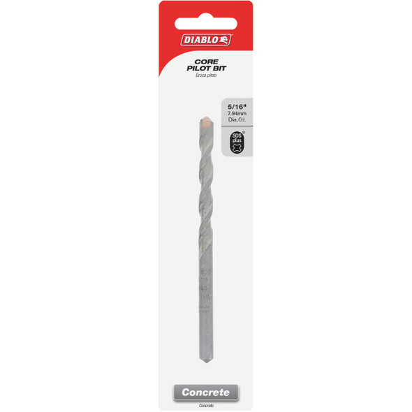 Diablo SDS-Plus 5/16 In. Pilot Bit for SDS-Plus Core Bit DMAPLCC1920