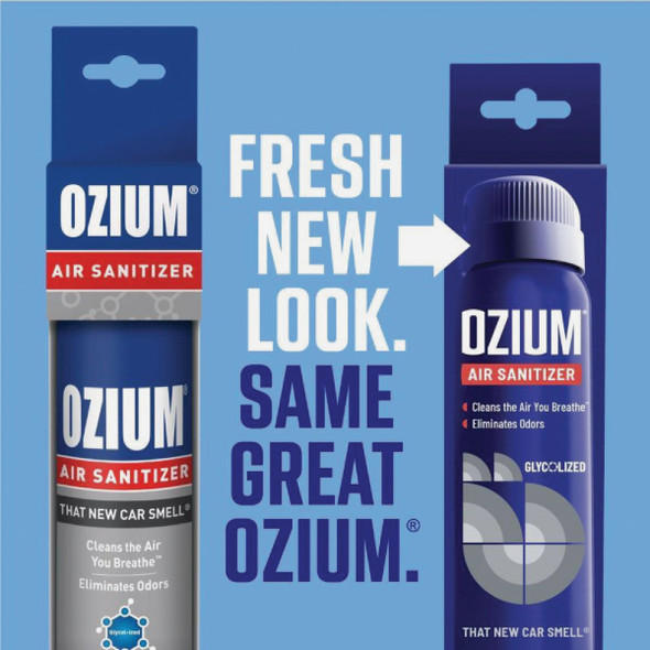 Ozium 3.5 Oz. Car Air Freshener/Sanitizer Spray, New Car Scent