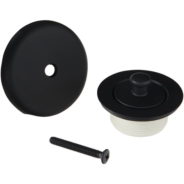 Do it Best Matte Black Roller Ball Bath Drain Trim Kit 438832