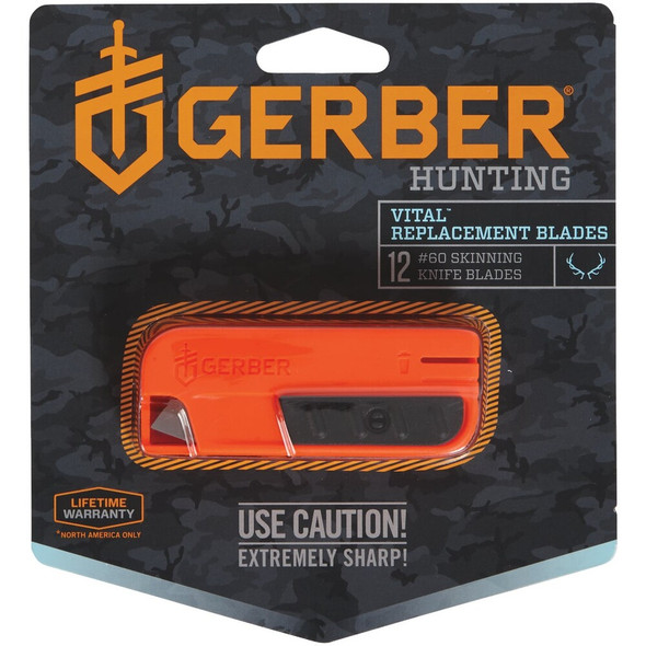 Gerber Vital 420HC #60 Razor 2.8 In. Replacement Blades (12-Pack) 31-002739 716492