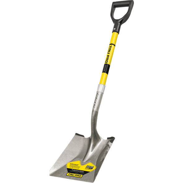 Truper Tru Pro 29 In. Fiberglass D-Handle Square Point Shovel PCY-F