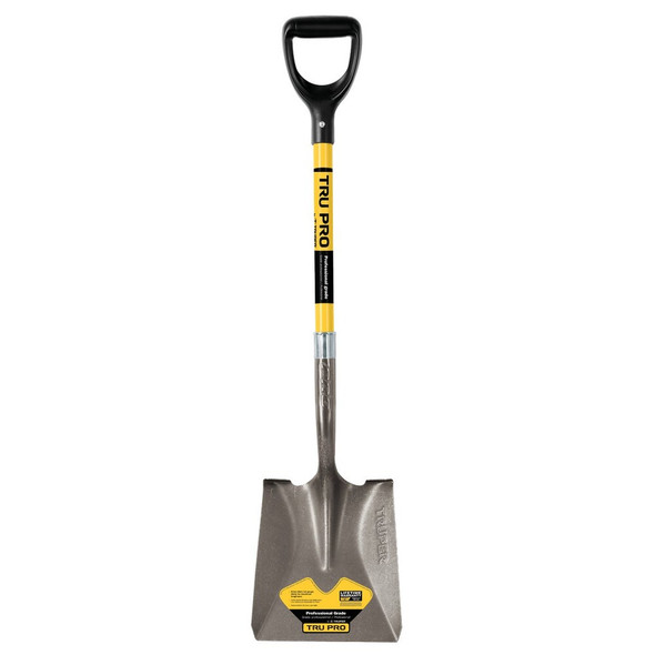 Truper Tru Pro 29 In. Fiberglass D-Handle Square Point Shovel PCY-F 724870
