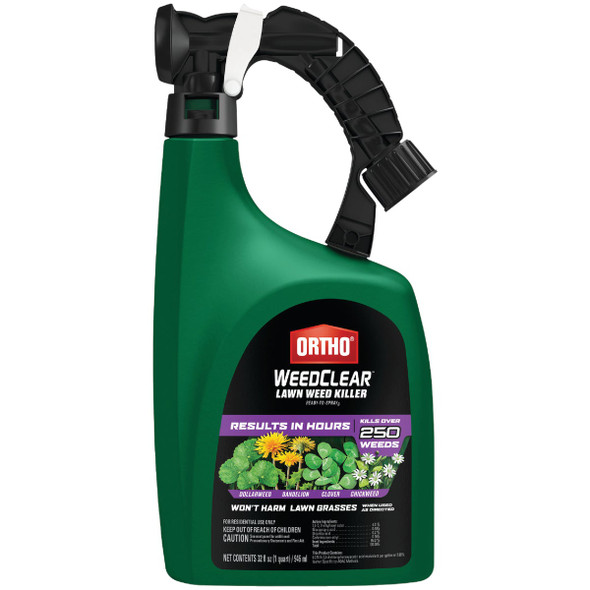 Ortho WeedClear 32 Oz. Ready To Spray Hose End Southern Lawn Weed Killer 449105