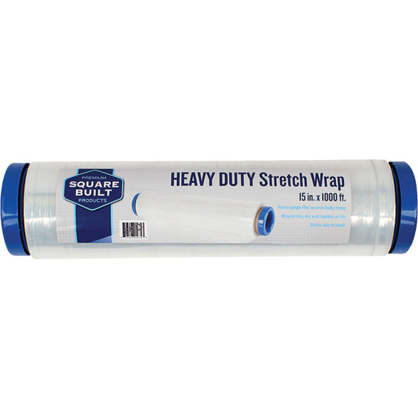 Square Built 15 In. x 1000 Ft. Heavy Duty Stretch Wrap SBA151000HDSF