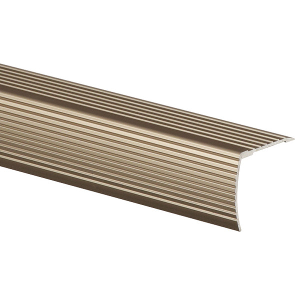 Frost King Nickel 1-1/8 In. W x 36 In. L Aluminum Stairnose H4128SN3EZ