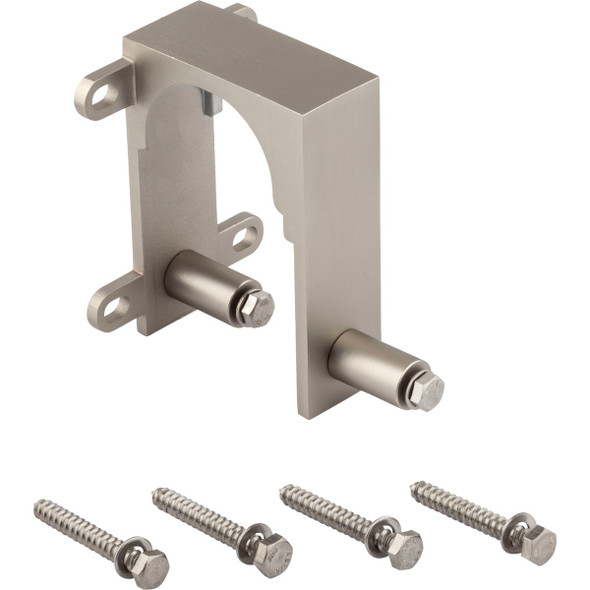 National Hardware Satin Nickel Interior Barn Door Bypass Bracket N187-102