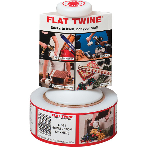 Nifty Flat Twine 2 In. X 650 Ft. Stretch Wrap with Handle FST216