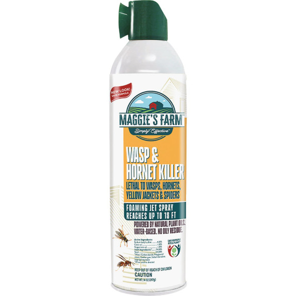 Maggie's Farm 14 Oz. Foaming Aerosol Spray Wasp & Hornet Killer MWHK014