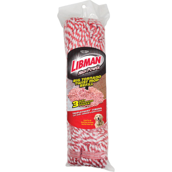 Libman Big Tornado 10 In. Cotton Mop Refill 989