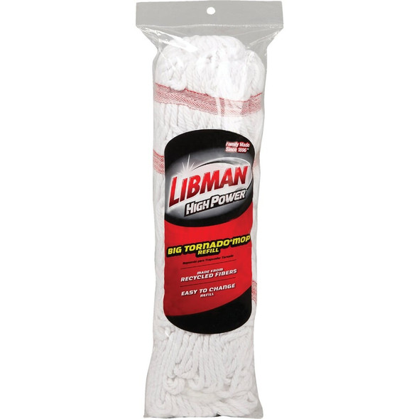 Libman Big Tornado 10 In. Cotton Mop Refill 989 602684