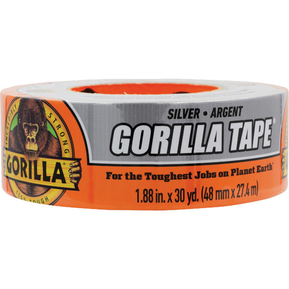 Gorilla 1.88 In. x 30 Yd. Heavy-Duty Duct Tape, Silver 105634
