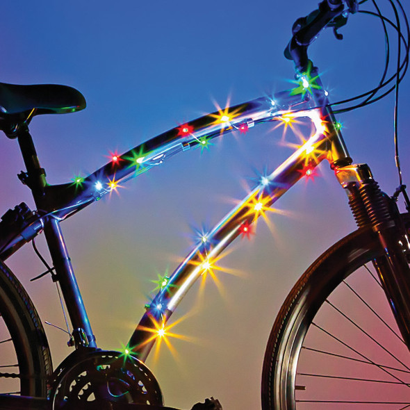 Cosmicbrightz LED Multi-Color Bicycle Light Cosmicbrightz LED Multi-Color Bicycle Light