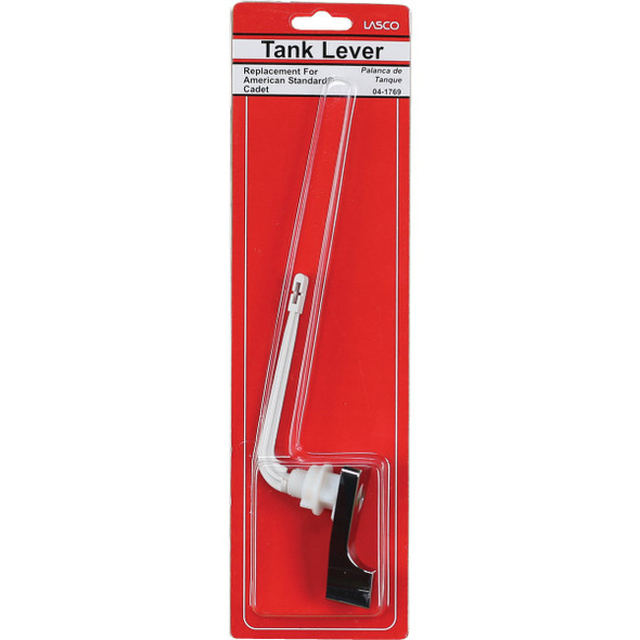 Lasco Chrome Plated Tank Lever with Plastic Arm For American Standard And Eljer