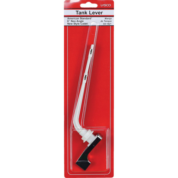 Lasco 22 Degree Chrome Tank Lever with Plastic Arm For American Standard 04-1821 402084