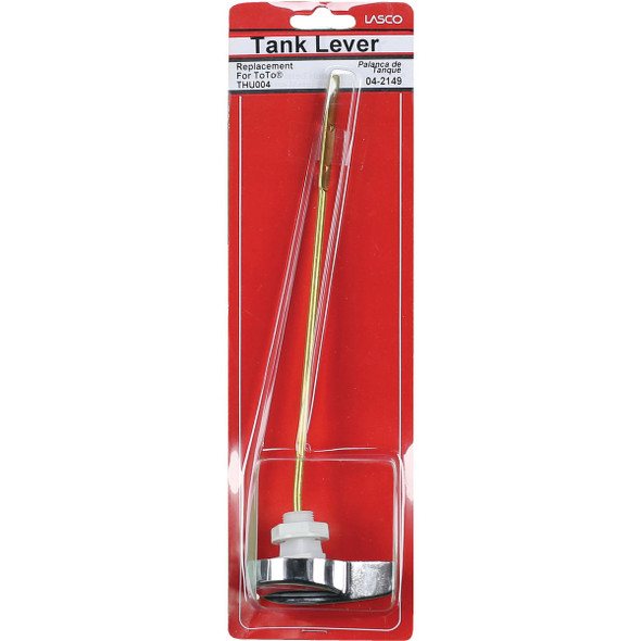 Lasco For TOTO Side-Mount Tank Lever with Brass Arm Lasco For TOTO Side-Mount Tank Lever with Brass Arm