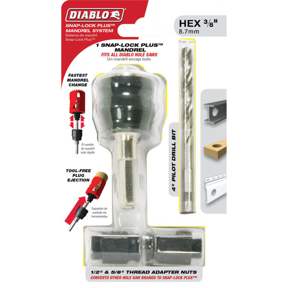 Diablo 1/4 In. x 4 In. High Speed Steel Pilot Drill Bit