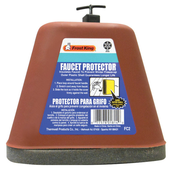 Frost King 7 In. Plastic Outdoor Faucet Protector FC2