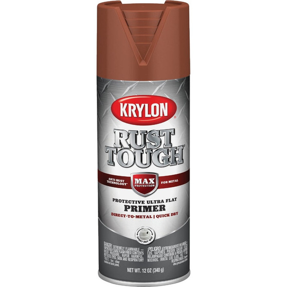Krylon Rust Tough Red oxide 12 Oz. All-Purpose Spray Paint Primer K09204008 770414