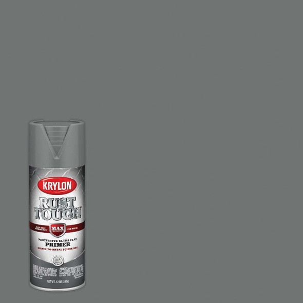 Krylon Rust Tough Gray 12 Oz. All-Purpose Spray Paint Primer K09205008