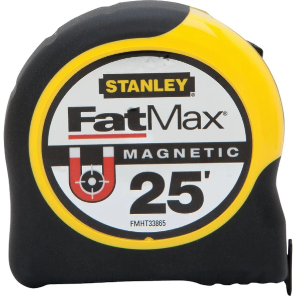 Stanley FatMax 25 Ft. Magnetic Tape Measure FMHT33865L 300528