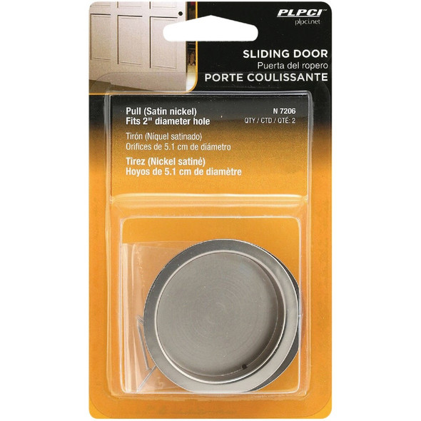 Prime-Line 2 In. Closet Finger Door Pull (2 Count) N 7206 200260
