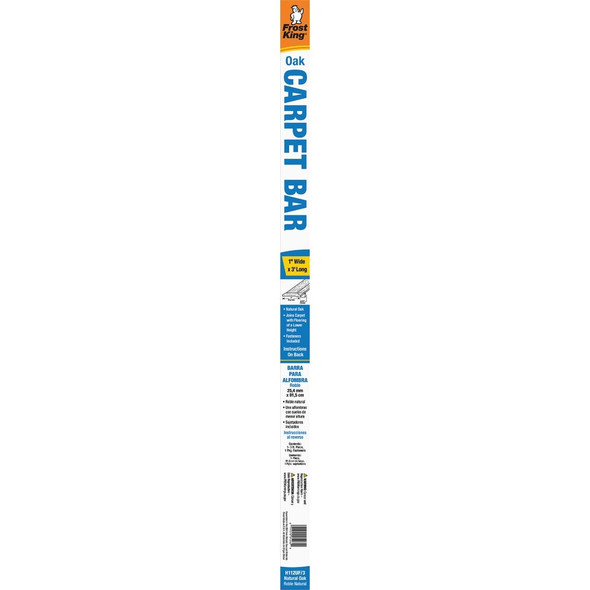 Do it Unfinished Smooth 1 In. x 3 Ft. Oak Carpet Trim Bar H112UF-3DI 260432